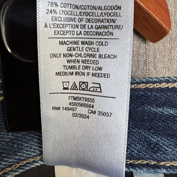 Favorite Daughter The Ollie Low Rise Ultimate Baggy Wide Leg Kent Wash Size 33 - Picture 17 of 17